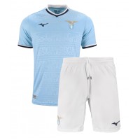 Echipament fotbal Lazio Tricou Acasa 2024-25 pentru copii maneca scurta (+ Pantaloni scurti)